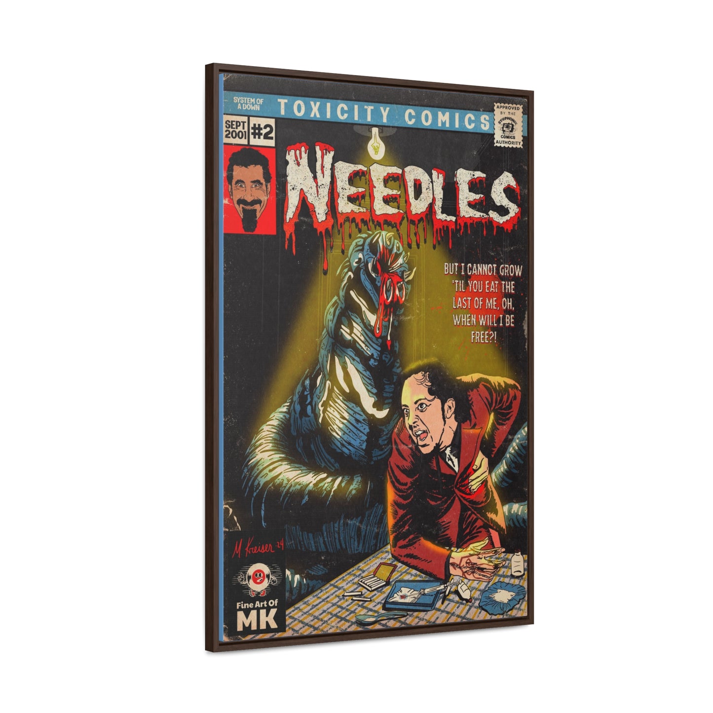 System of a Down - Needles - Gallery Canvas Wraps, Vertical Frame
