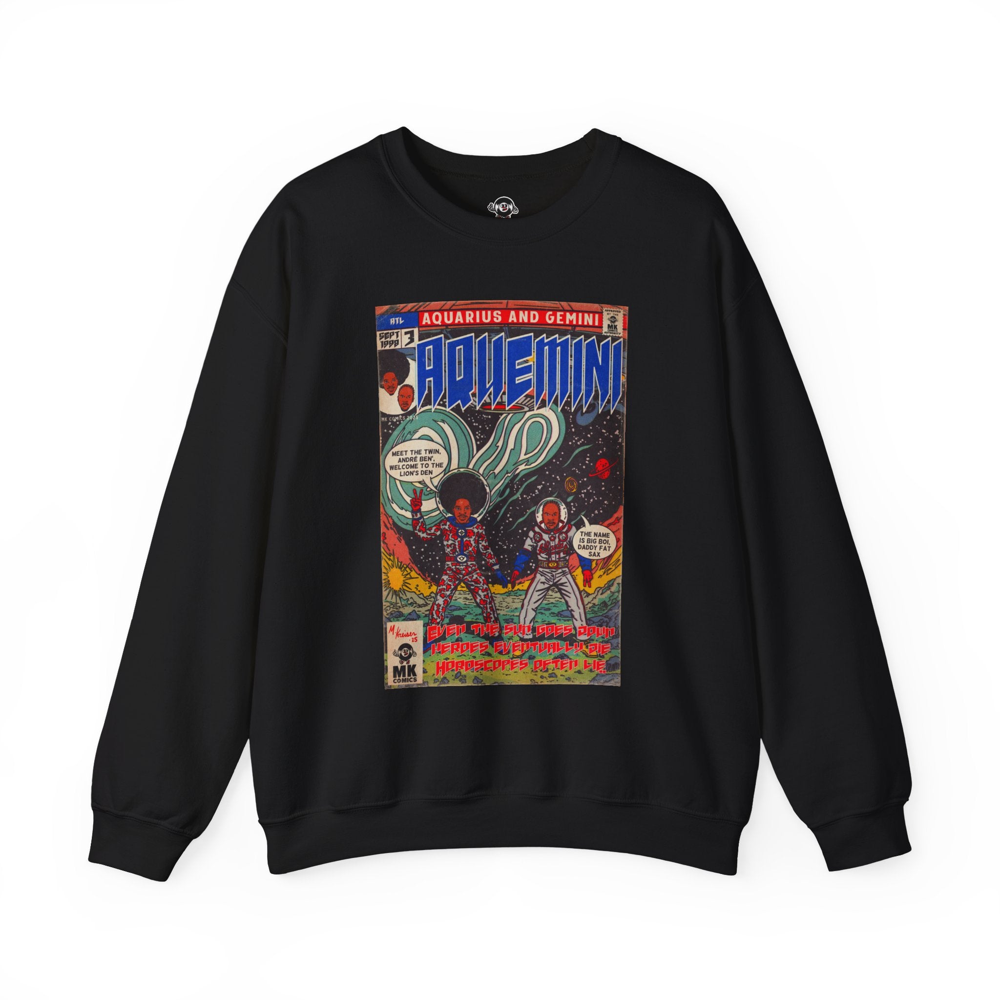 Aquemini - Comic Book Art - Unisex Heavy Blend™ Crewneck Sweatshirt