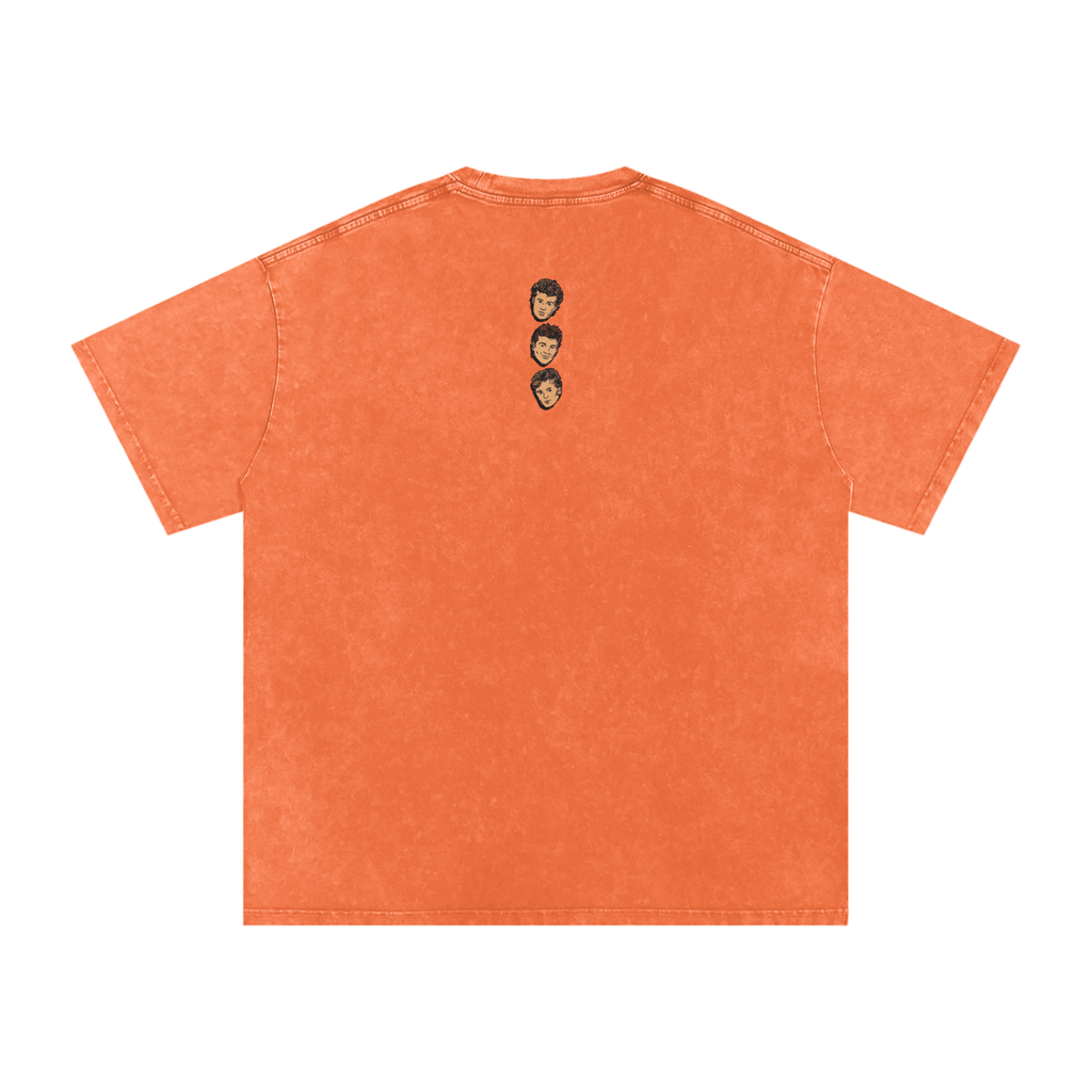 Take On Me - Snow Washed Oversized Cotton T-Shirt