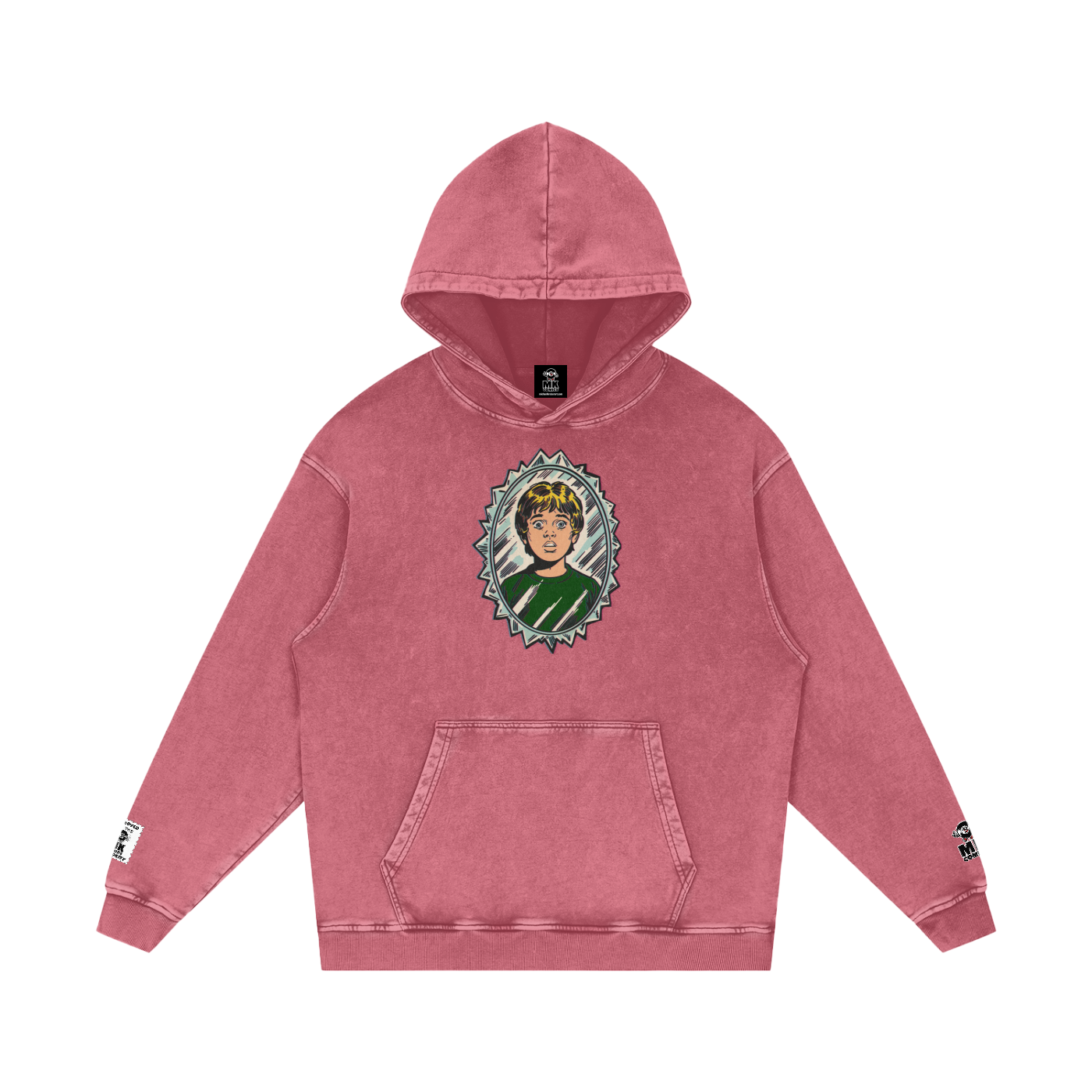 Tommy - Snow Washed Loose Cotton Hoodie