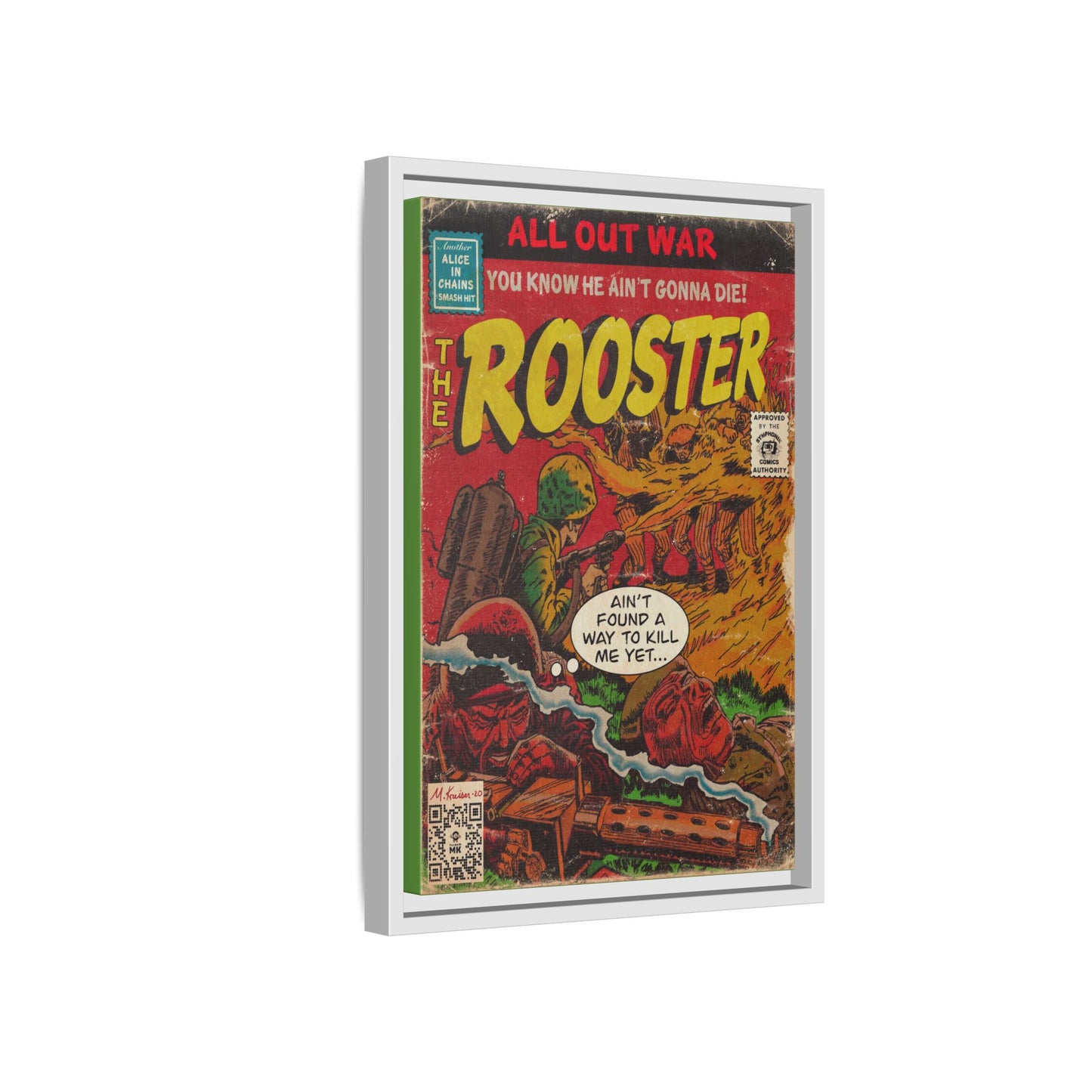 Alice In Chains - Rooster - Gallery Canvas Wraps, Vertical Frame