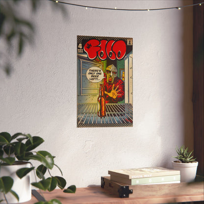 One Beer - Vertical Matte Poster