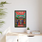Bulls Parade -Matte Canvas, Framed (Multi-color)