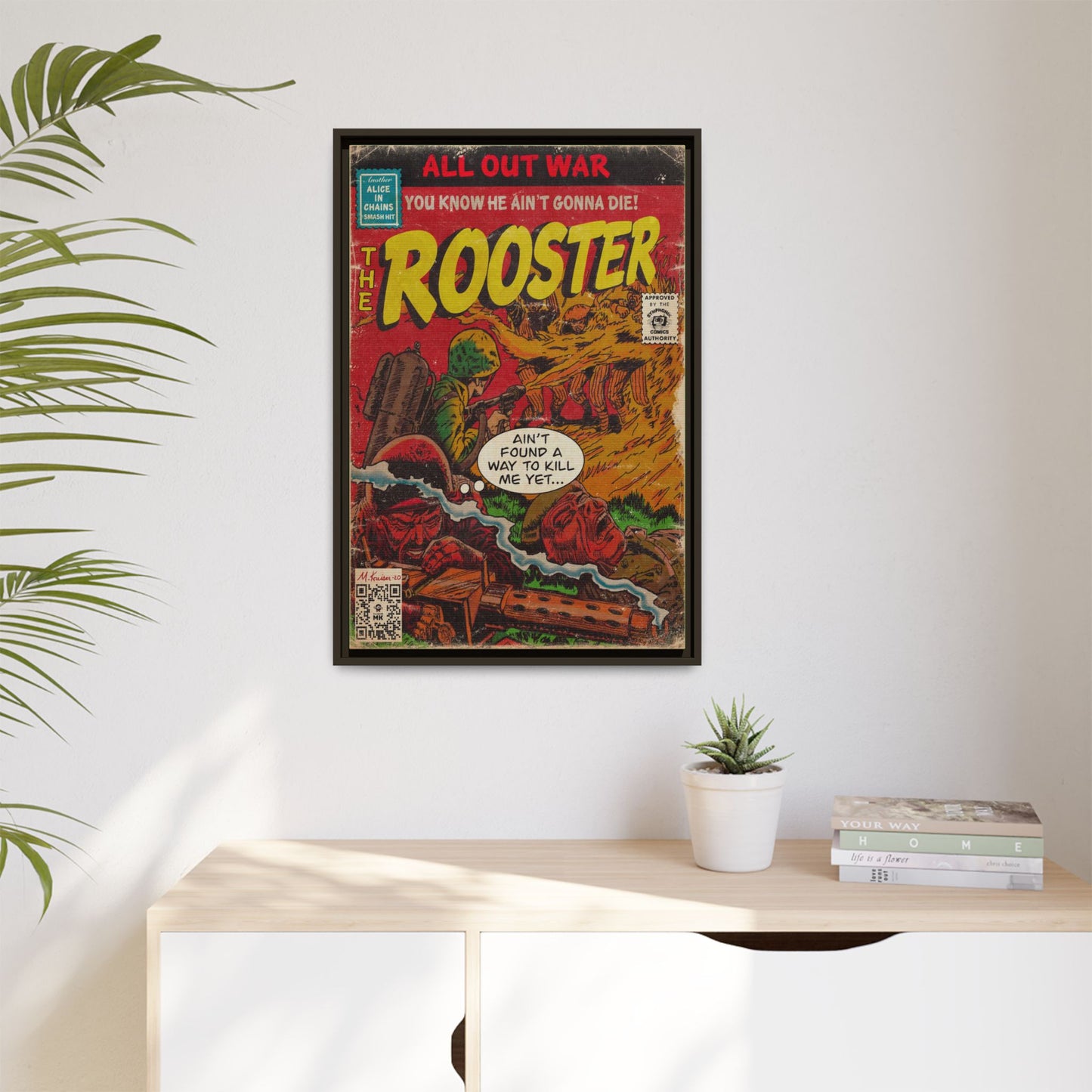 Alice In Chains - Rooster - Gallery Canvas Wraps, Vertical Frame