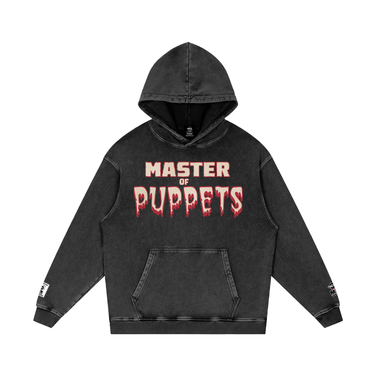 Master of Puppets - Snow Washed Loose Cotton Hoodie