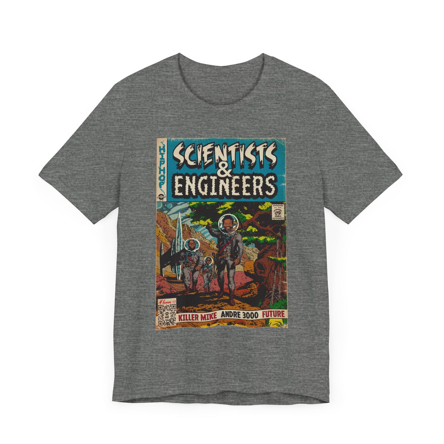 Killer Mike, Andre 3000, Future - Scientists & Engineers -Unisex Jersey Short Sleeve Tee