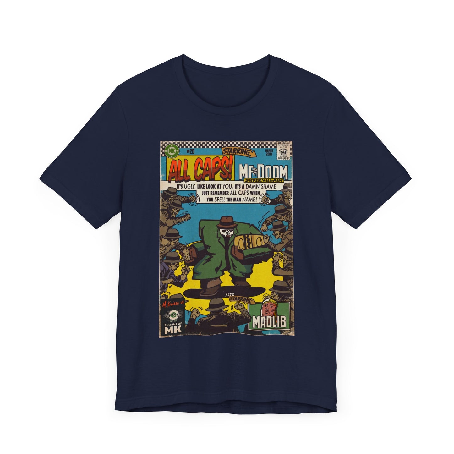 DOOM - All Caps - Unisex Jersey Short Sleeve Tee