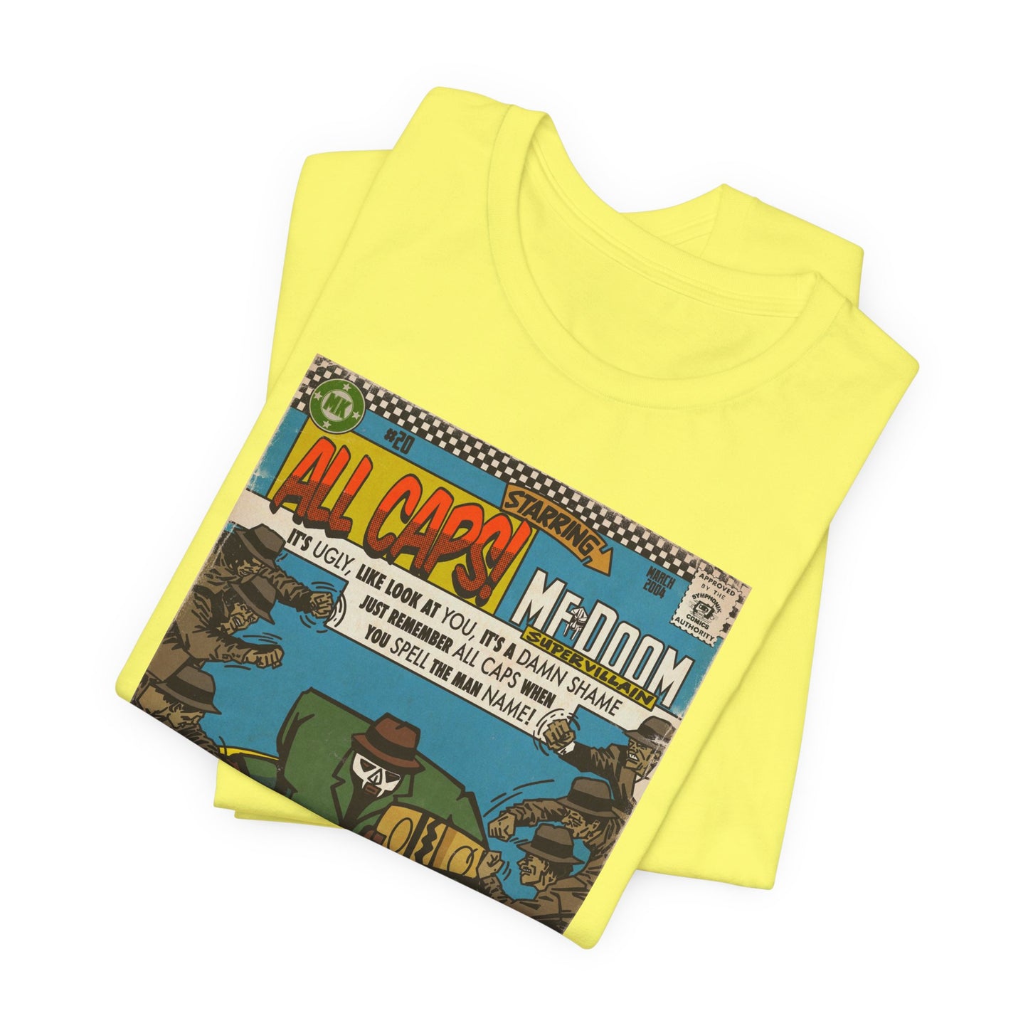 DOOM - All Caps - Unisex Jersey Short Sleeve Tee
