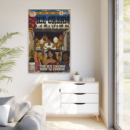 Raekwon- Ice Cream - Gallery Canvas Wraps, Vertical Frame