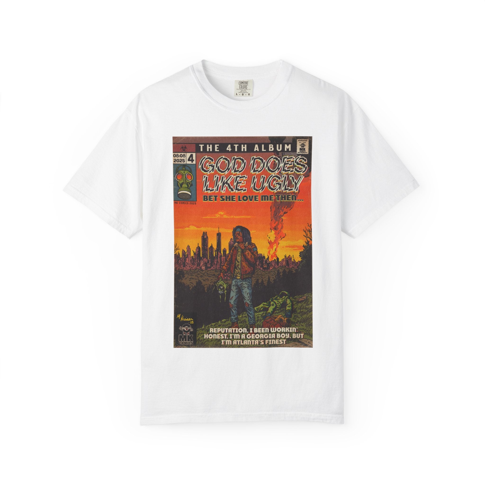 God Does Like Ugly - Unisex Garment-Dyed T-shirt