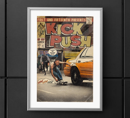 Lupe Fiasco - Kick, Push - Vertical Matte Poster