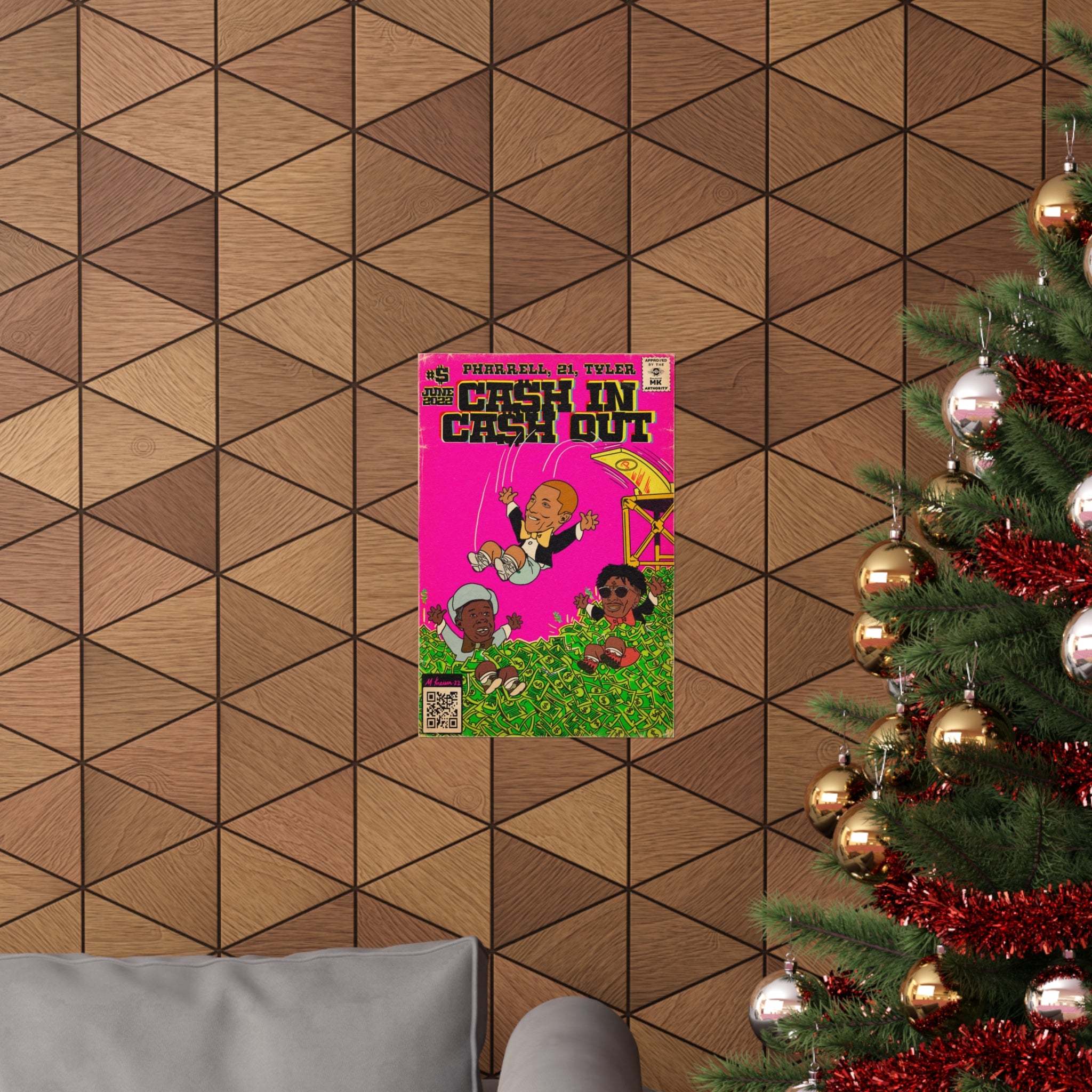 Cash In Cash Out - Vertical Matte Poster