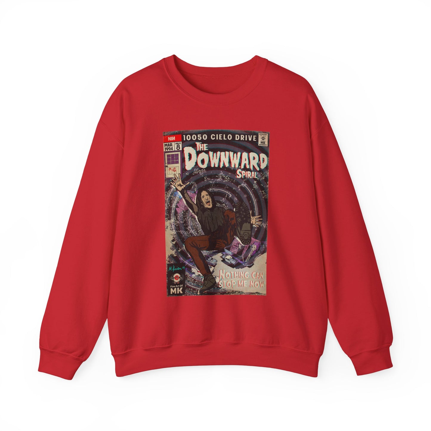 NIN - The Downward Spiral - Unisex Heavy Blend™ Crewneck Sweatshirt