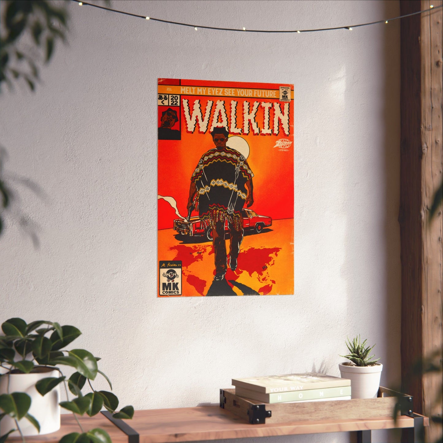 Walkin’ - Vertical Matte Posters
