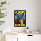 Let God Sort Em Out - Matte Canvas, Framed (Multi-color)