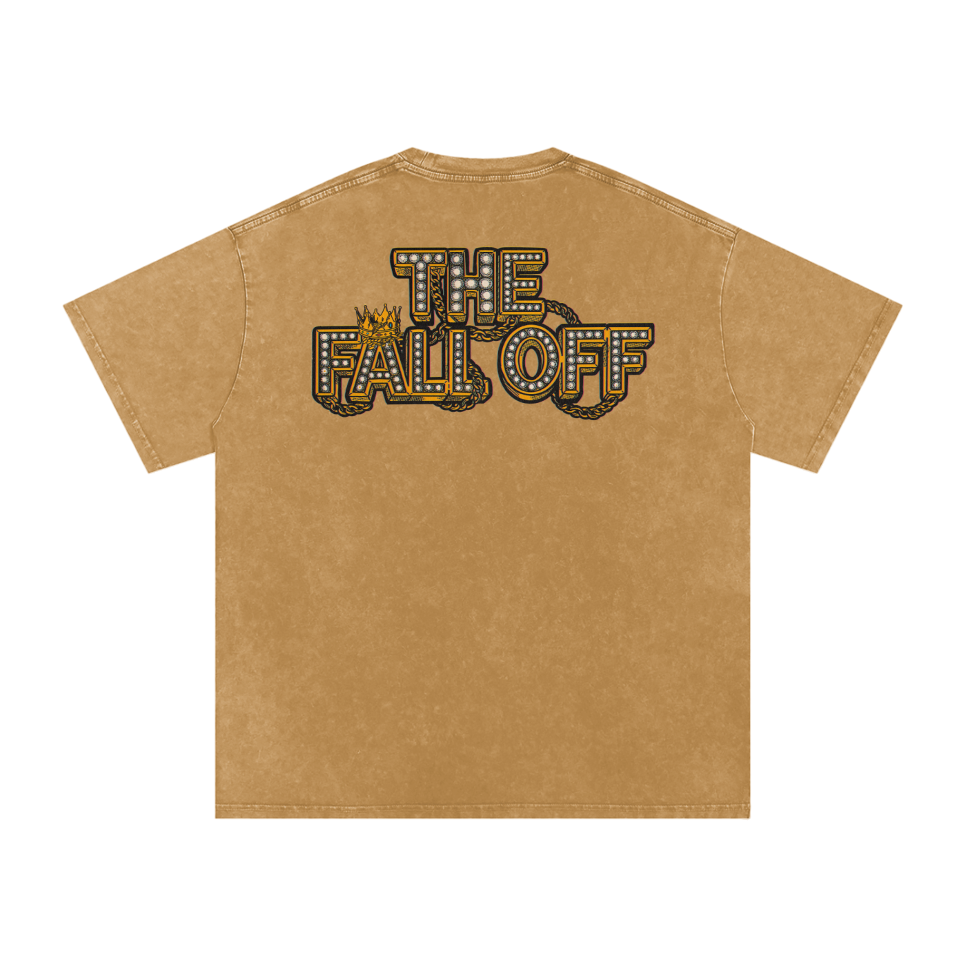 The Fall Off - Snow Washed Oversized Cotton T-Shirt