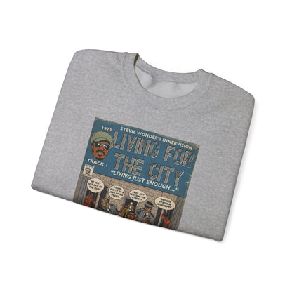 Stevie Wonder - Living For The City - Unisex Heavy Blend™ Crewneck Sweatshirt