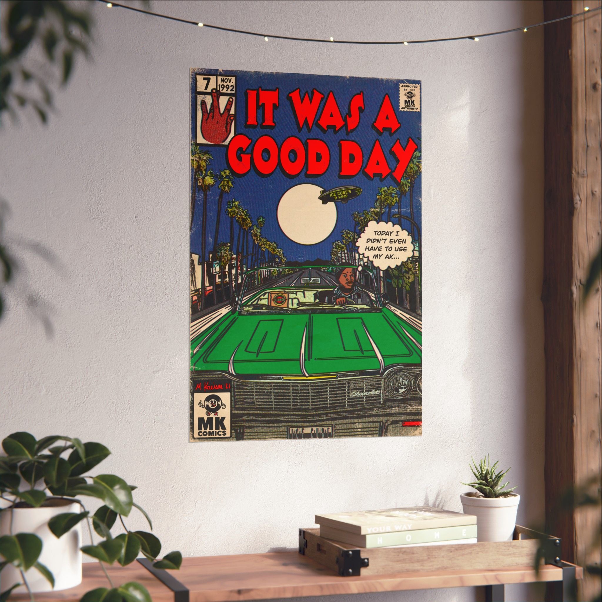 It Was A Good Day - Vertical Matte Poster