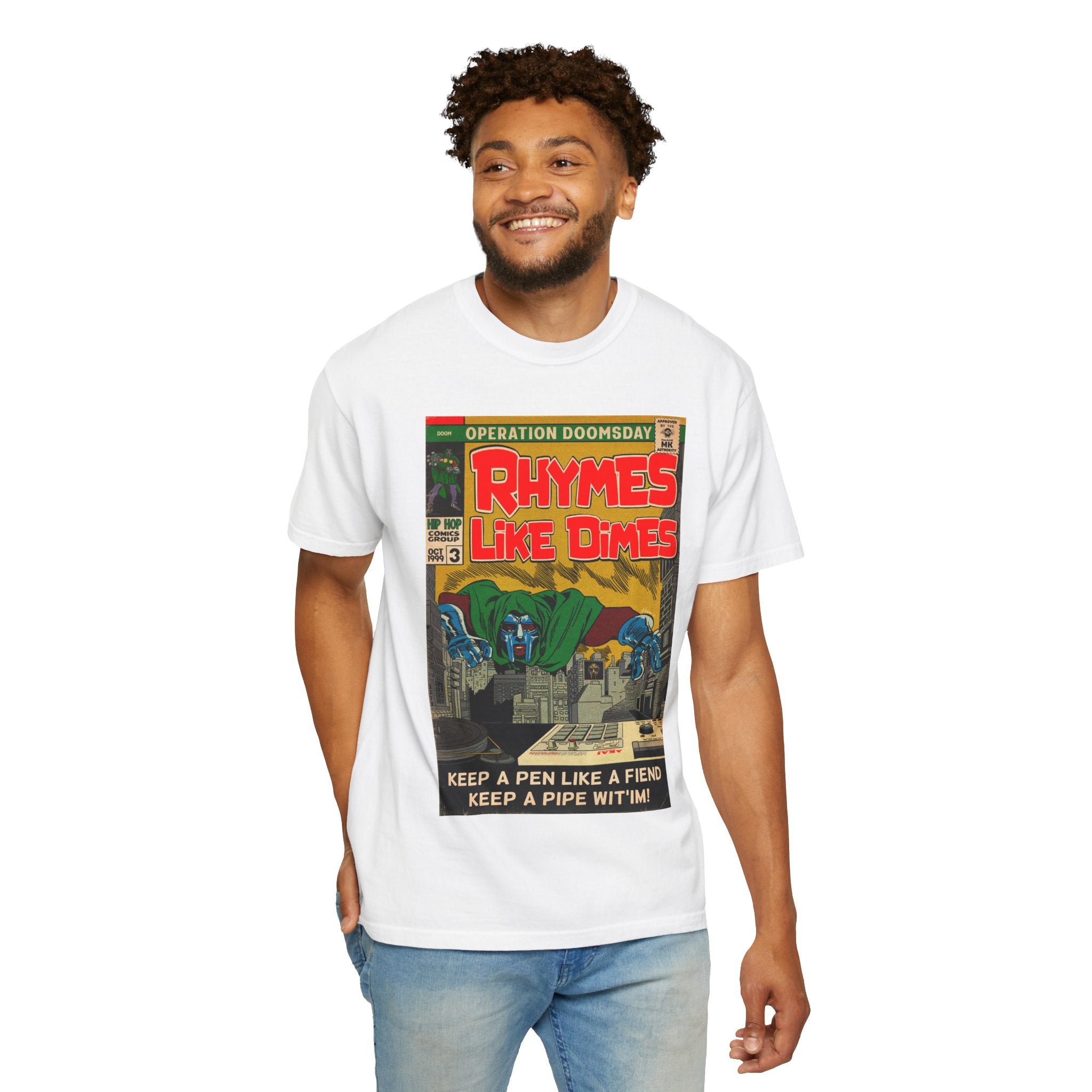Rhymes Like Dimes - Unisex Comfort Colors T-shirt