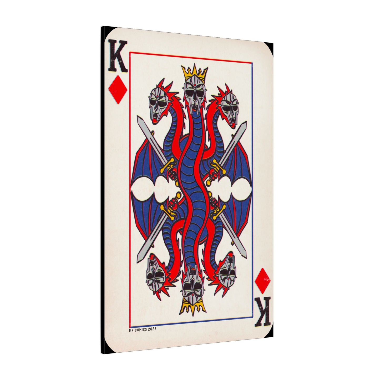 King Geedorah - Matte Canvas, Stretched, 0.75" (Multi-Size)