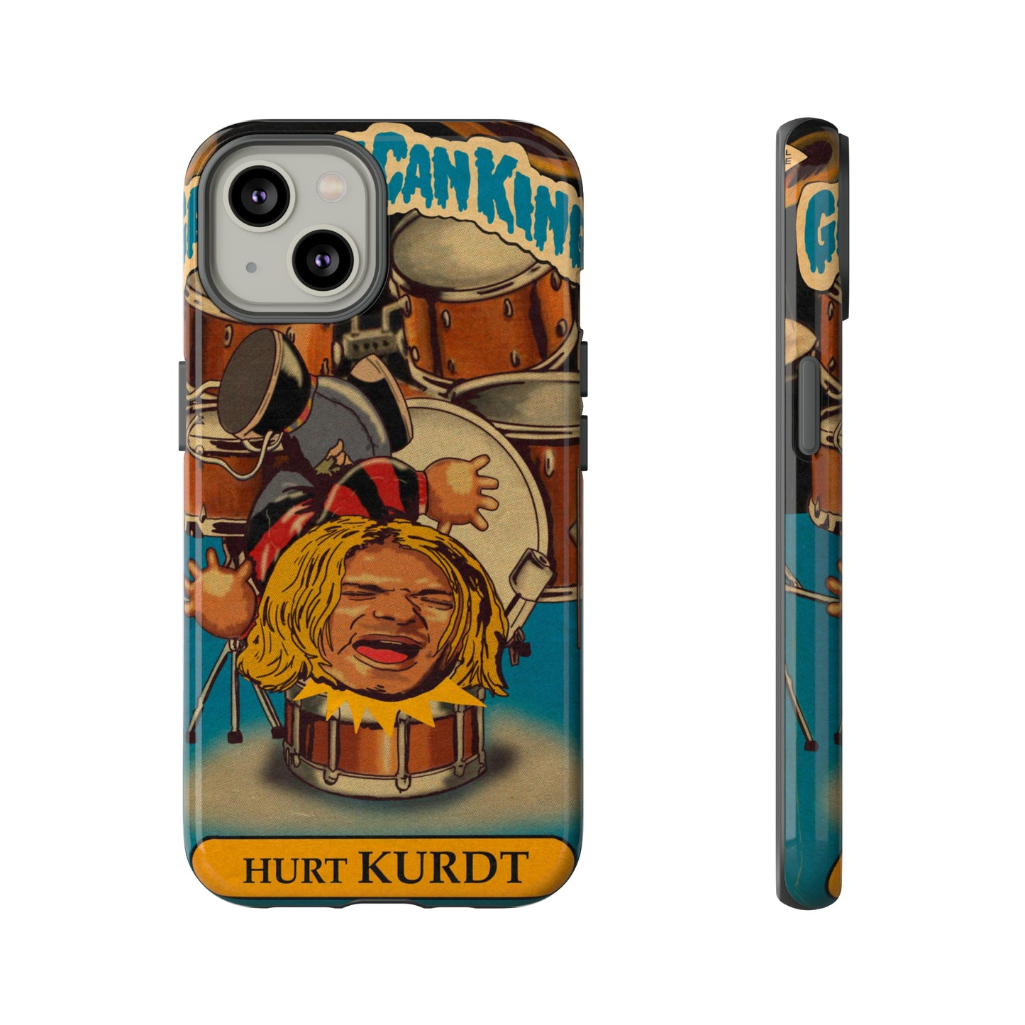 Hurt KURDT - Garbage Can Kings - Nirvana - Tough Phone Cases