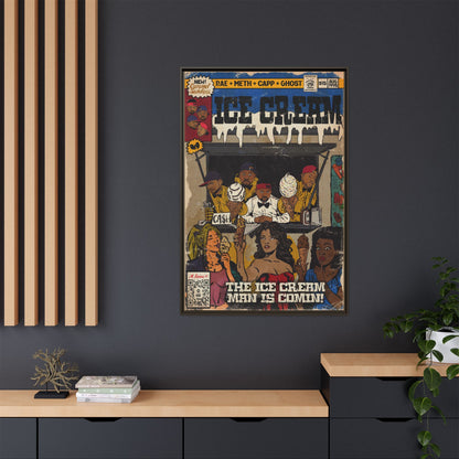 Raekwon- Ice Cream - Gallery Canvas Wraps, Vertical Frame