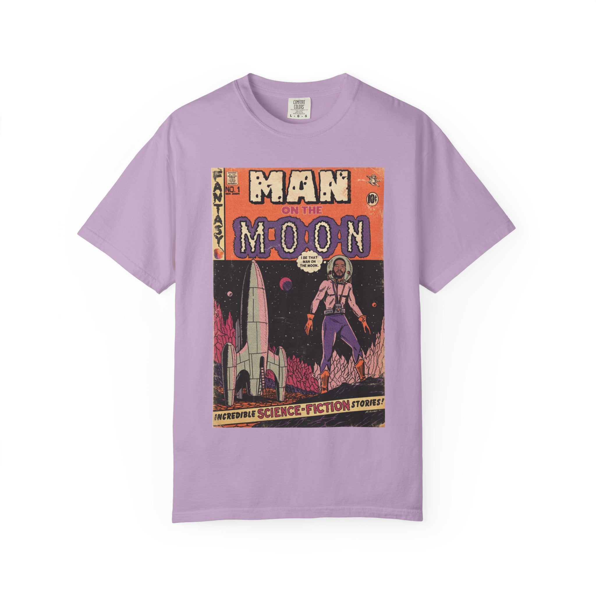 Man on the Moon - Unisex Comfort Colors T-shirt