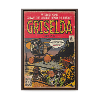 Griselda - Comic Book Art - Gallery Canvas Wraps, Vertical Frame