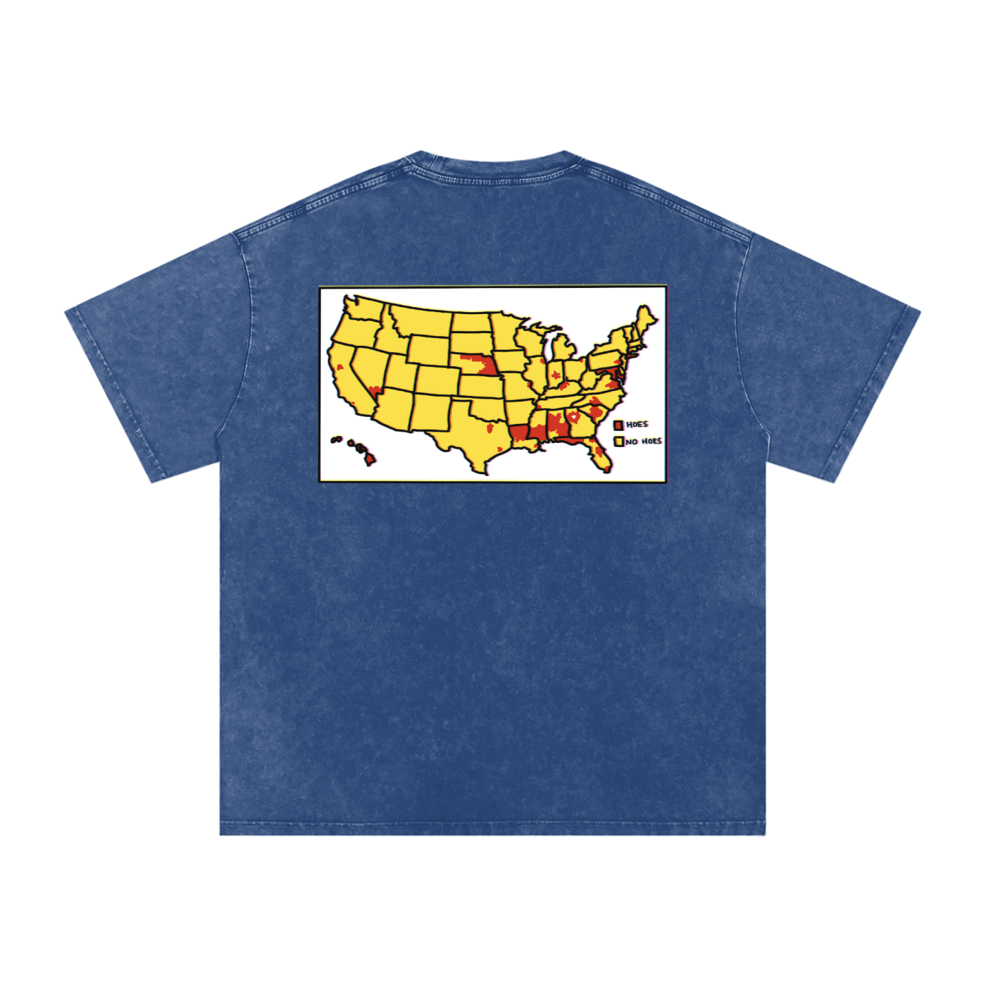 Word of Mouf - Snow Washed Oversized Cotton T-Shirt