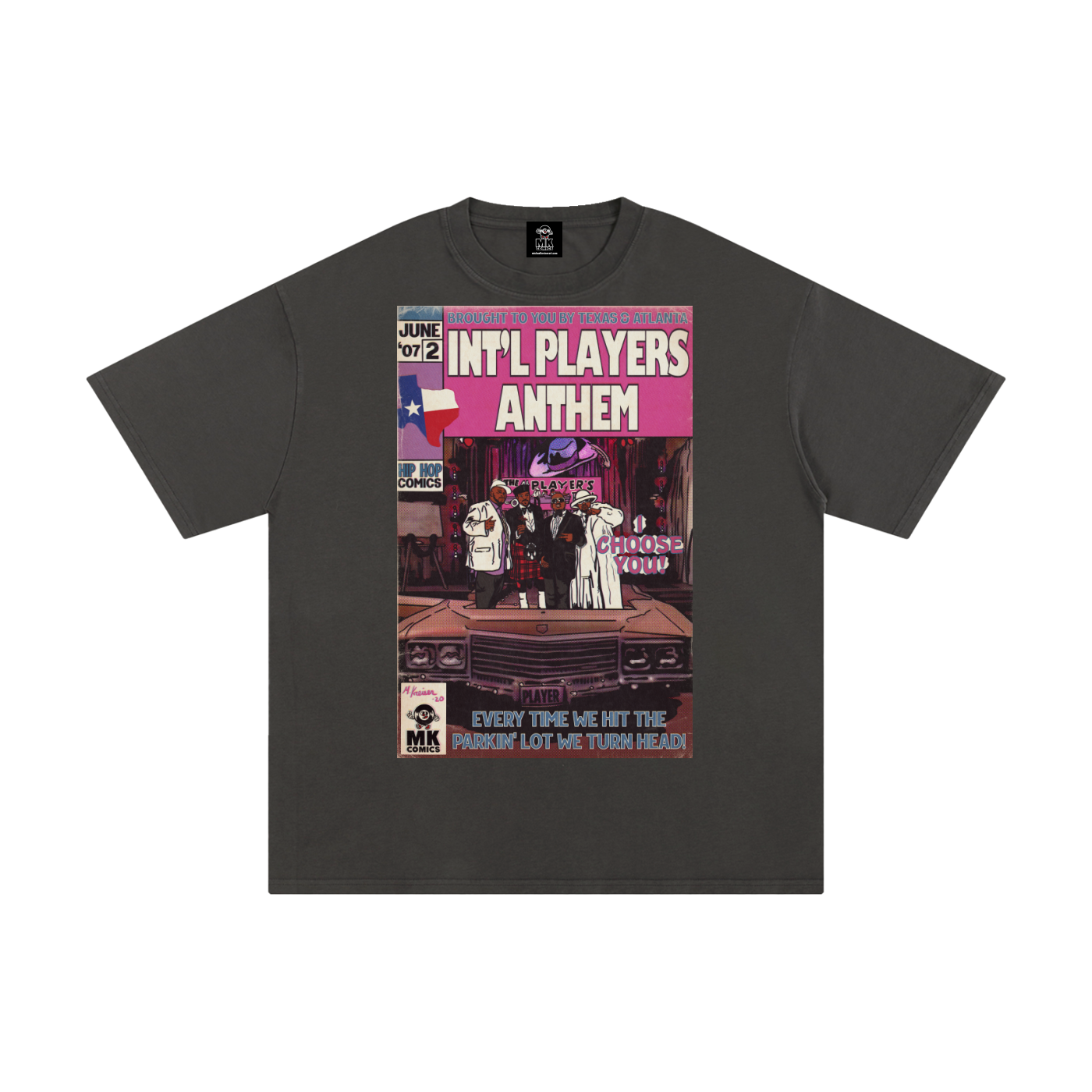 Int'l Players Anthem - MK Classics - Unisex Pure Cotton T-Shirt