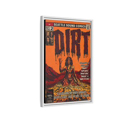 Dirt - Matte Canvas, Framed (Multi-color)