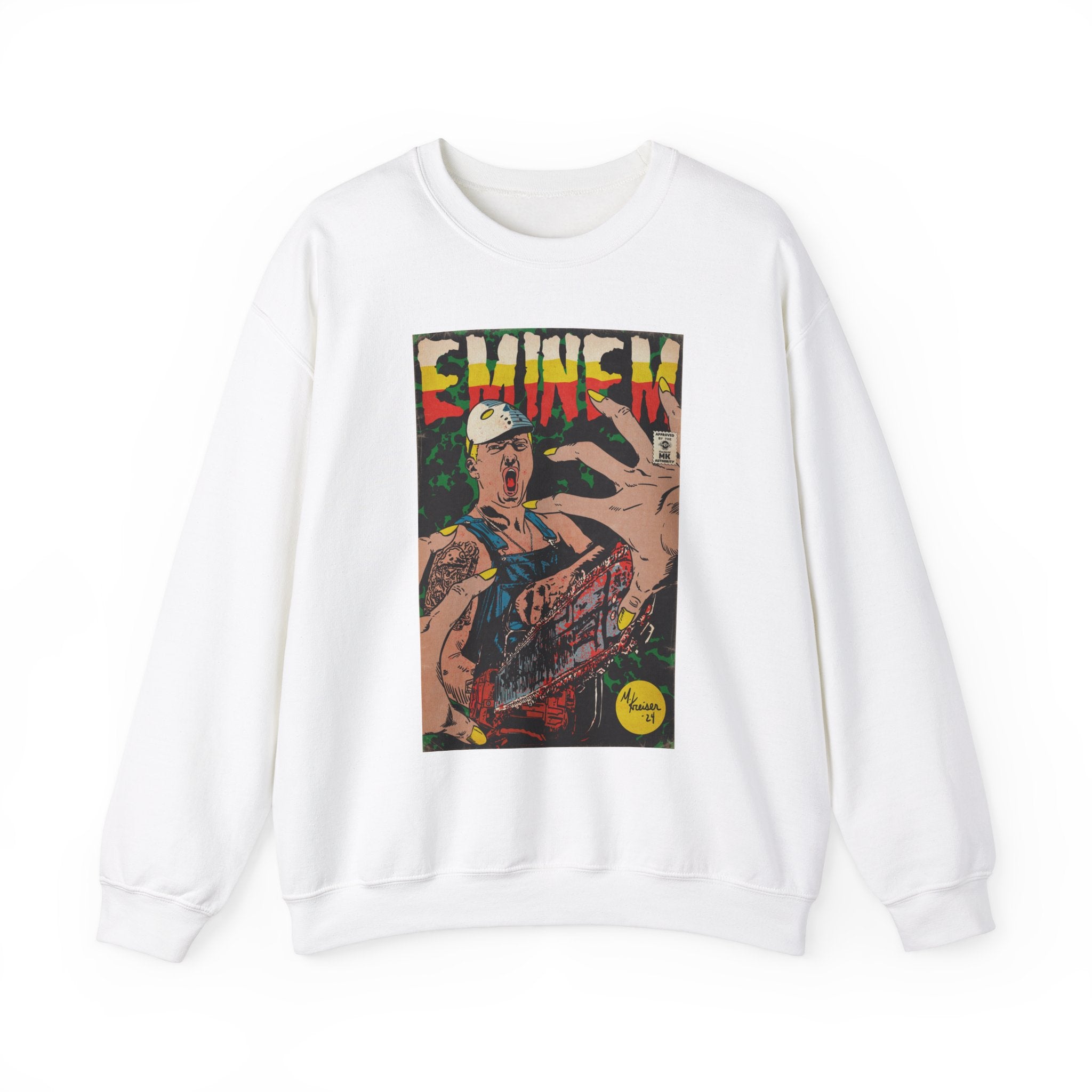 Em - Comic Book Art - Unisex Heavy Blend™ Crewneck Sweatshirt