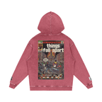 Things Fall Apart - Snow Washed Loose Cotton Hoodie