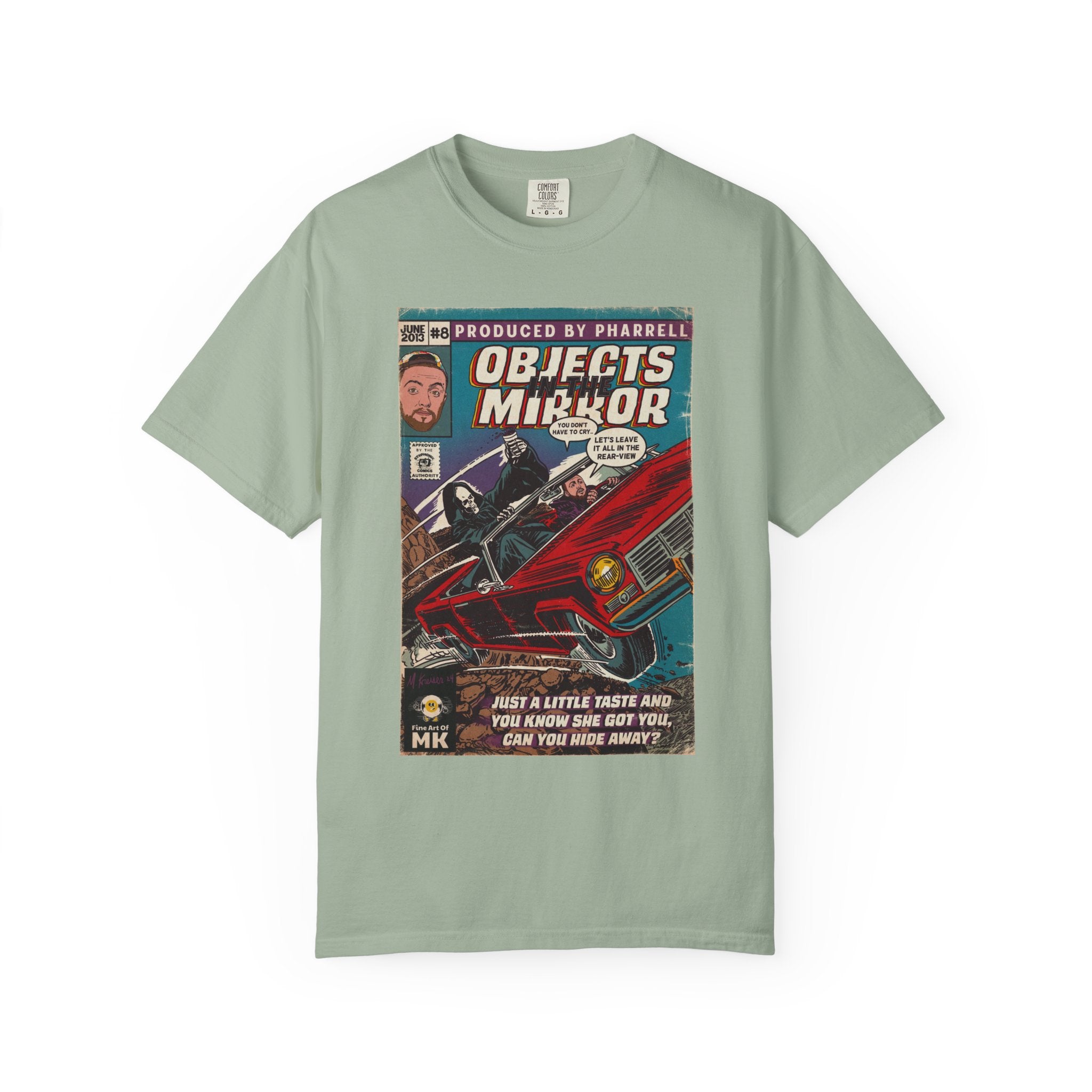 Objects in the Mirror - Unisex Comfort Colors T-shirt