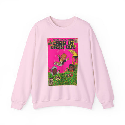 Pharrell, 21 Savage & Tyler - Cash In Cash Out - Unisex Heavy Blend™ Crewneck Sweatshirt