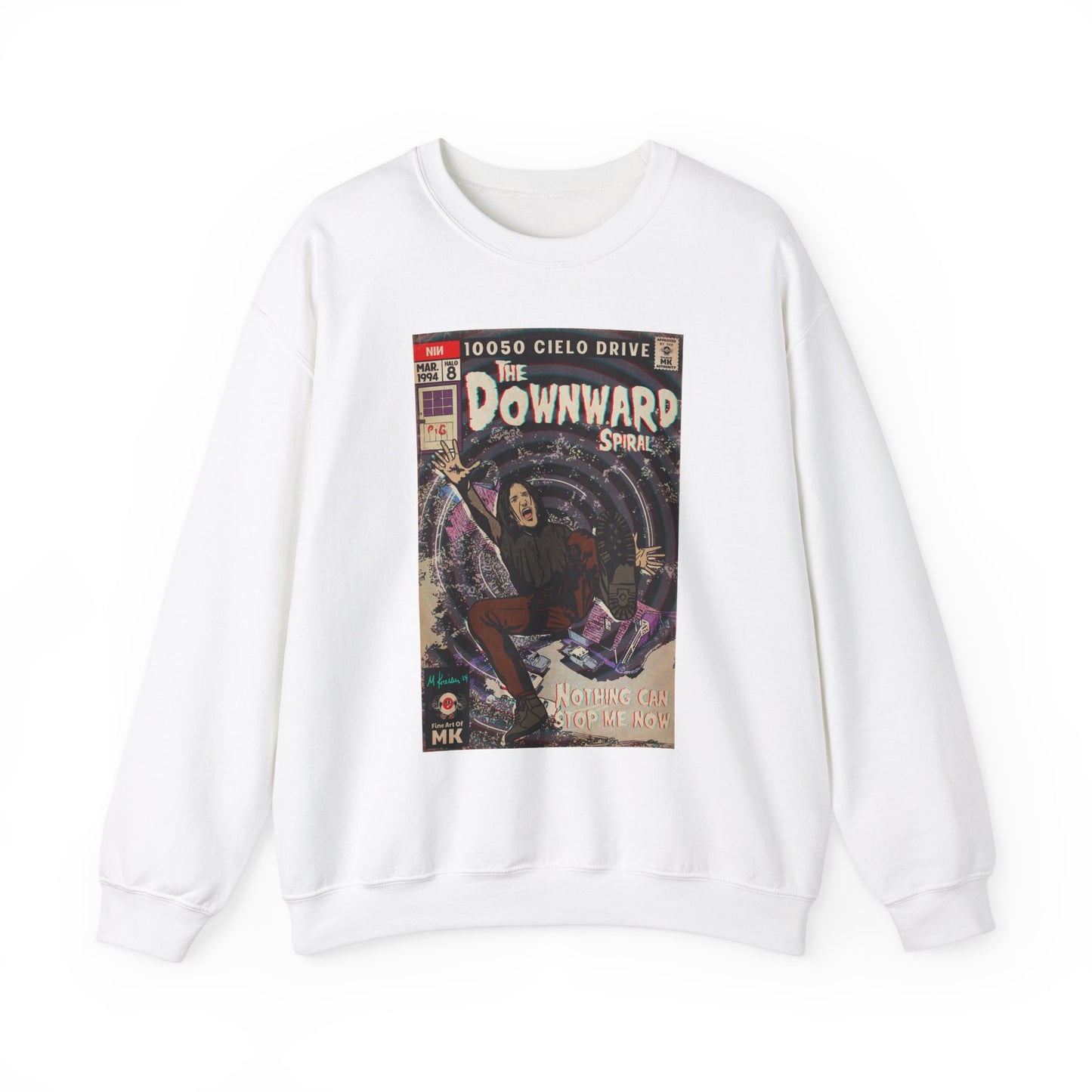NIN - The Downward Spiral - Unisex Heavy Blend™ Crewneck Sweatshirt