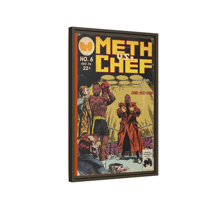 Method Man & Raekwon - Meth vs. Chef - Gallery Canvas Wraps, Vertical Frame