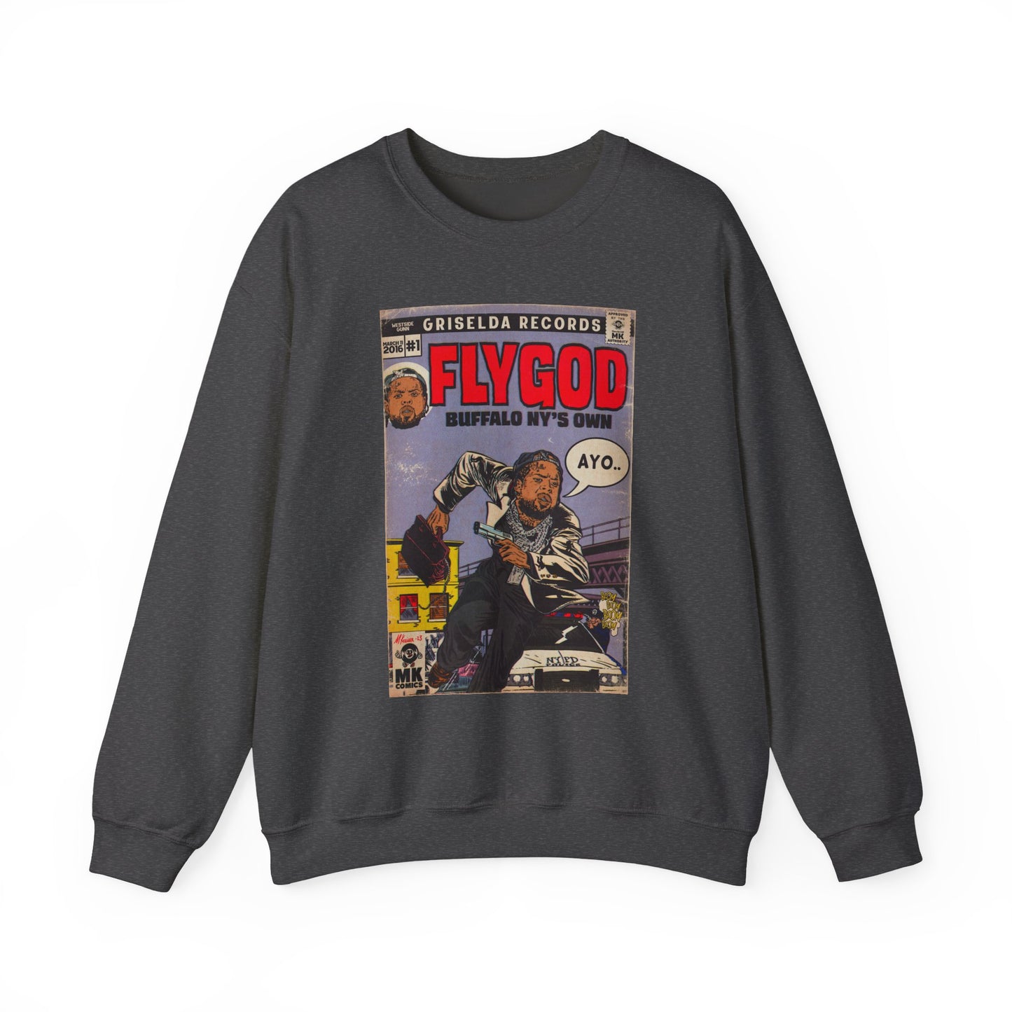 Flygod - Unisex Heavy Blend™ Crewneck Sweatshirt