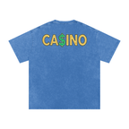Casino - Snow Washed Oversized Cotton T-Shirt