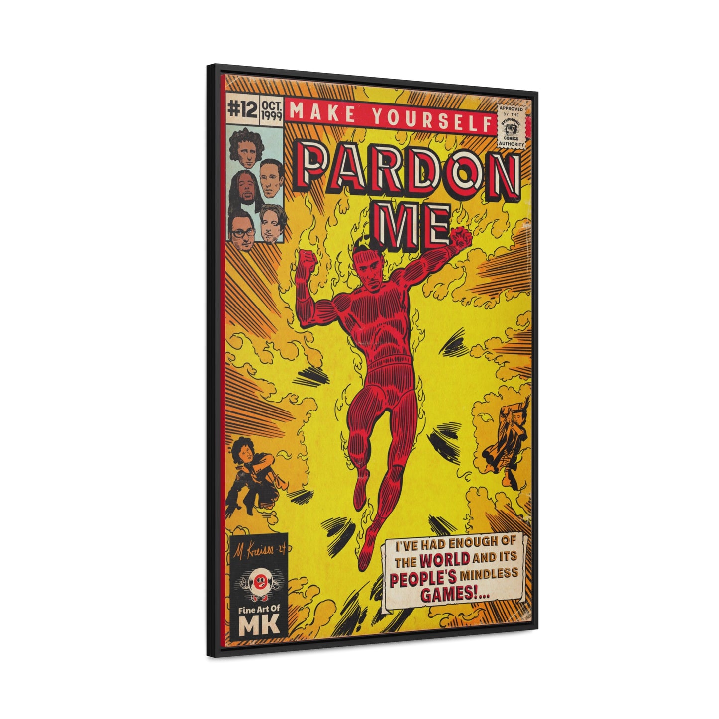 Incubus - Pardon Me - Gallery Canvas Wraps, Vertical Frame