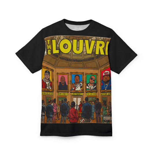 The Louvre - Statik Selektah & MK Collab - Unisex Cut & Sew Tee (AOP)