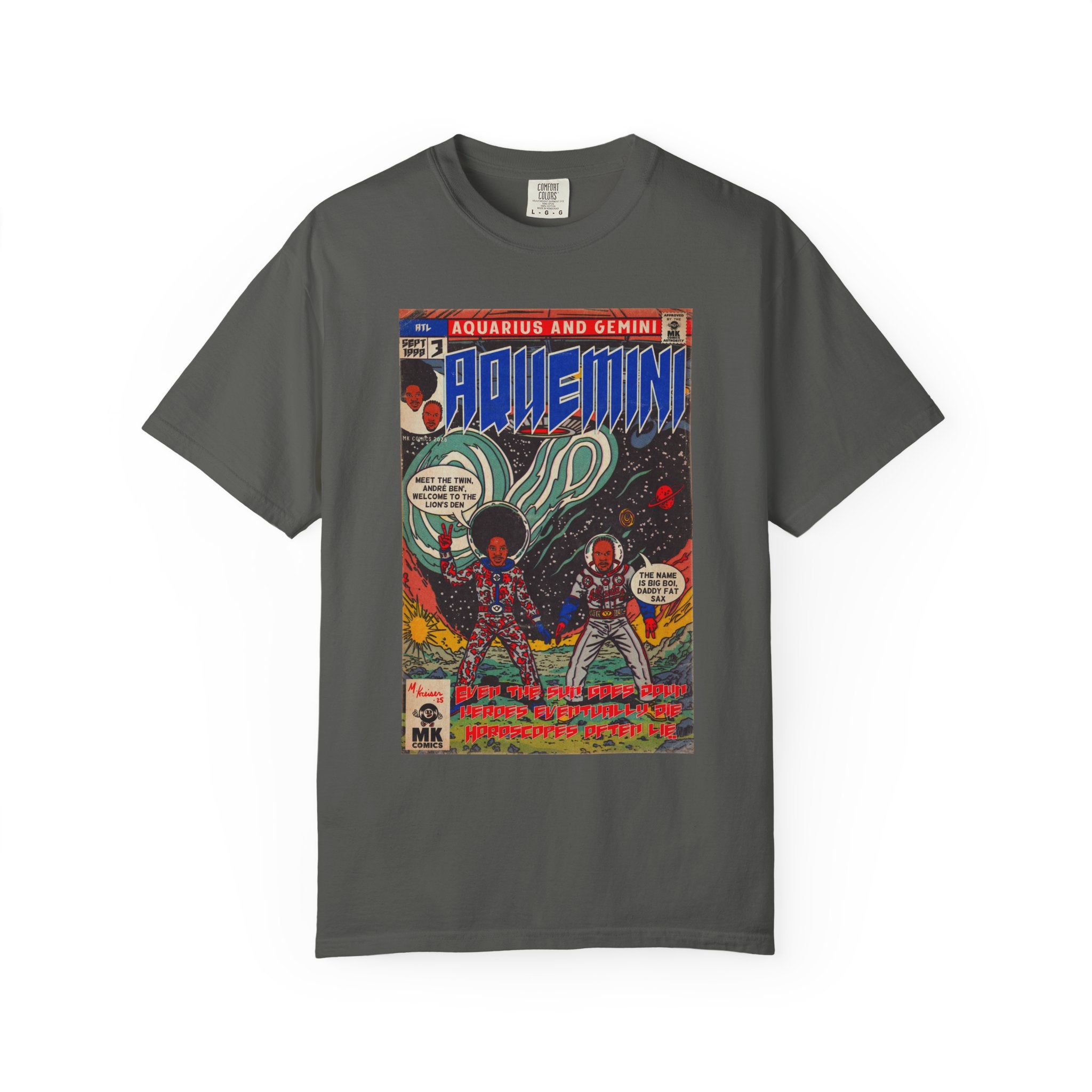 Aquemini - Comic Book Art - Unisex Comfort Colors T-shirt