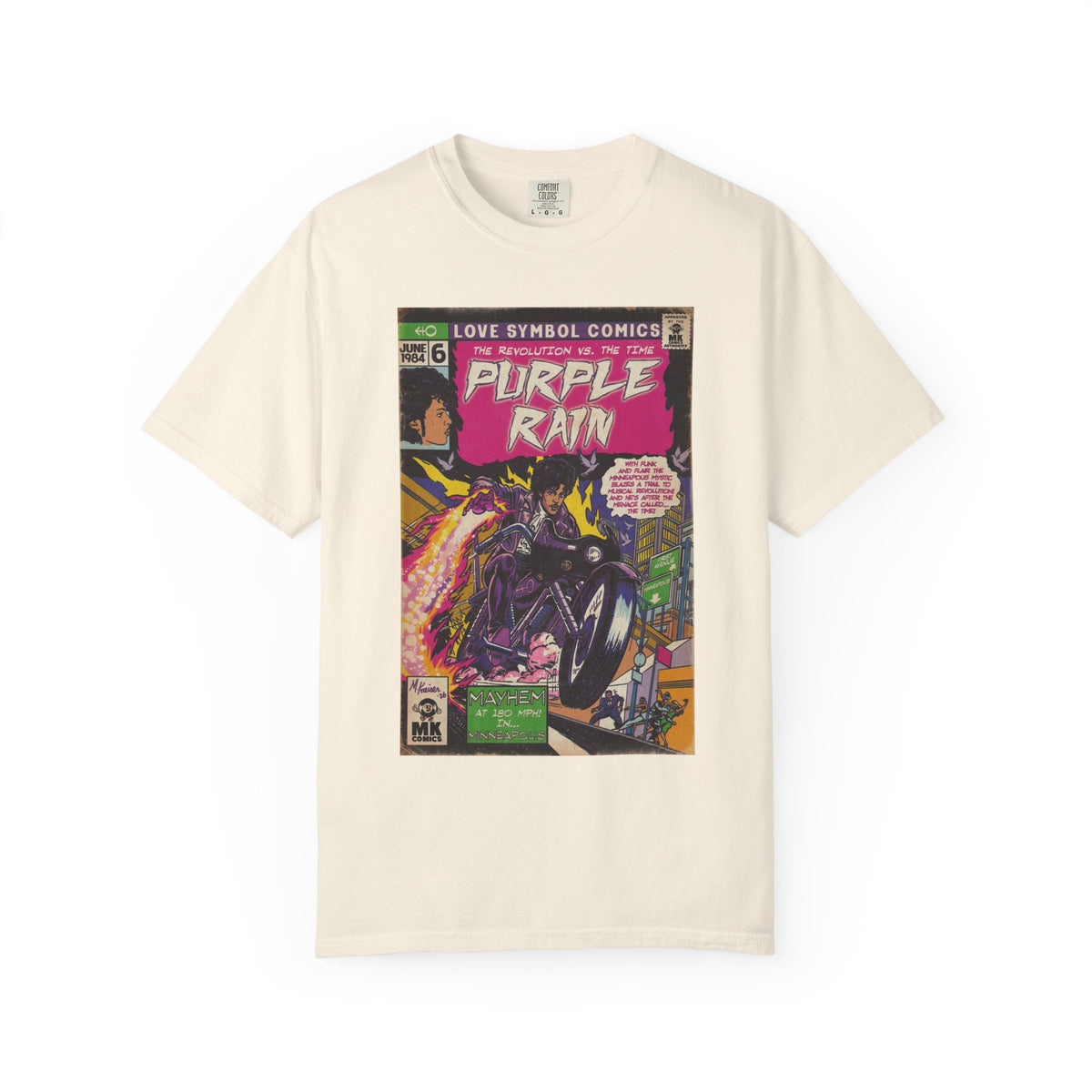 Purple Rain - Unisex Garment-Dyed T-shirt