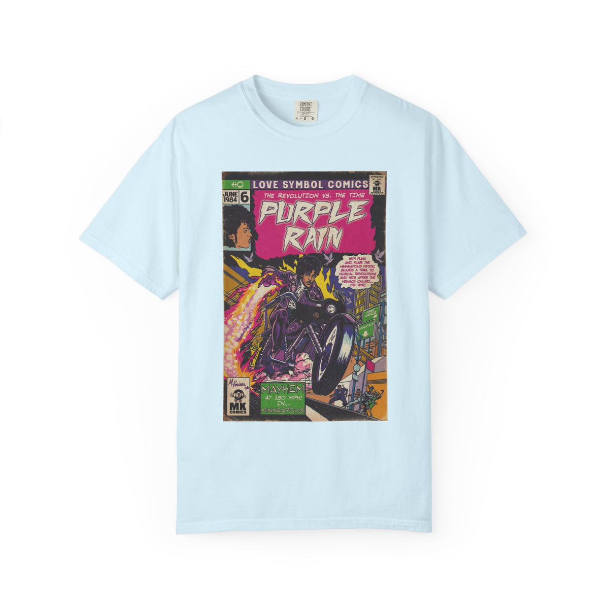 Purple Rain - Unisex Garment-Dyed T-shirt