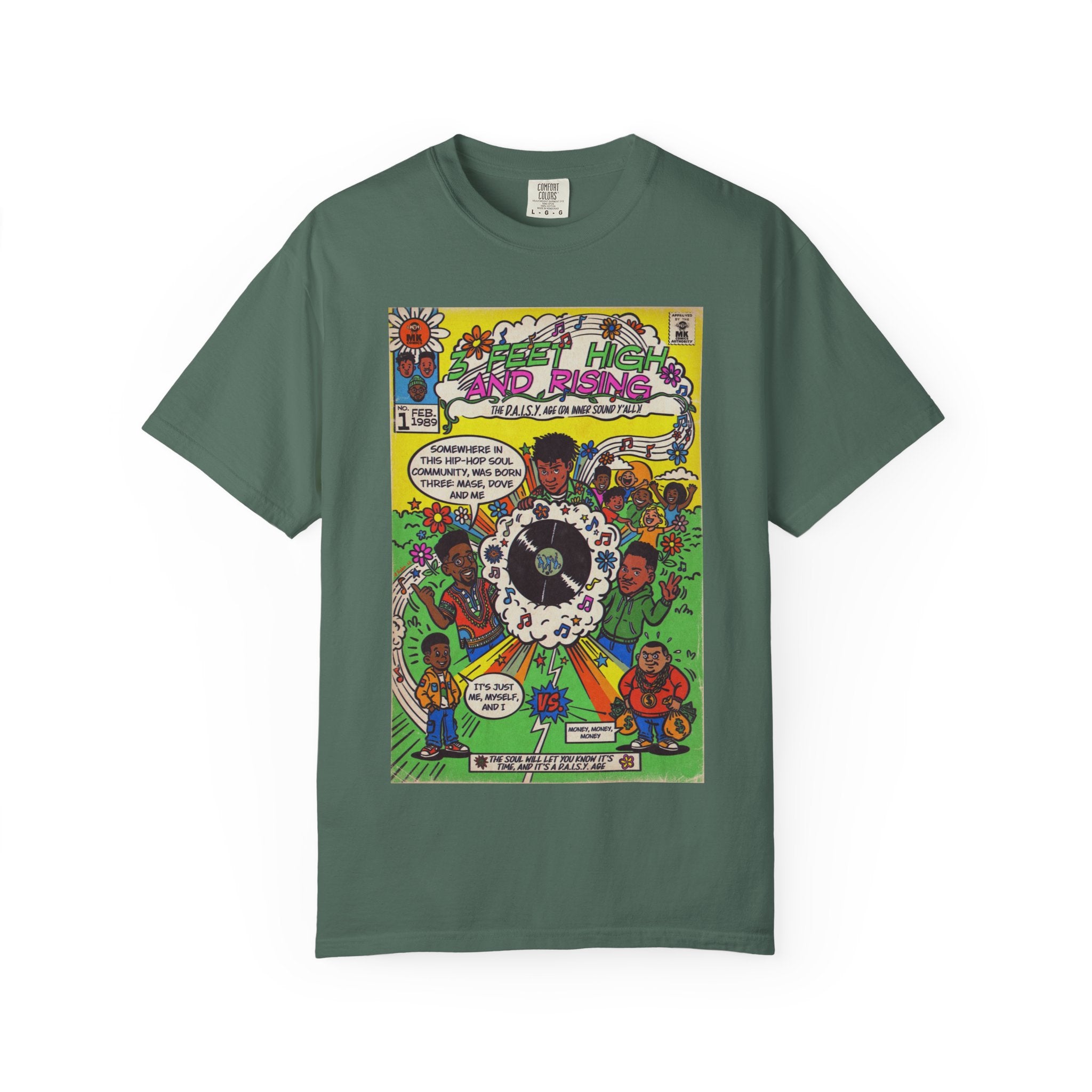 3 Feet High & Rising - Unisex Comfort Colors T-shirt
