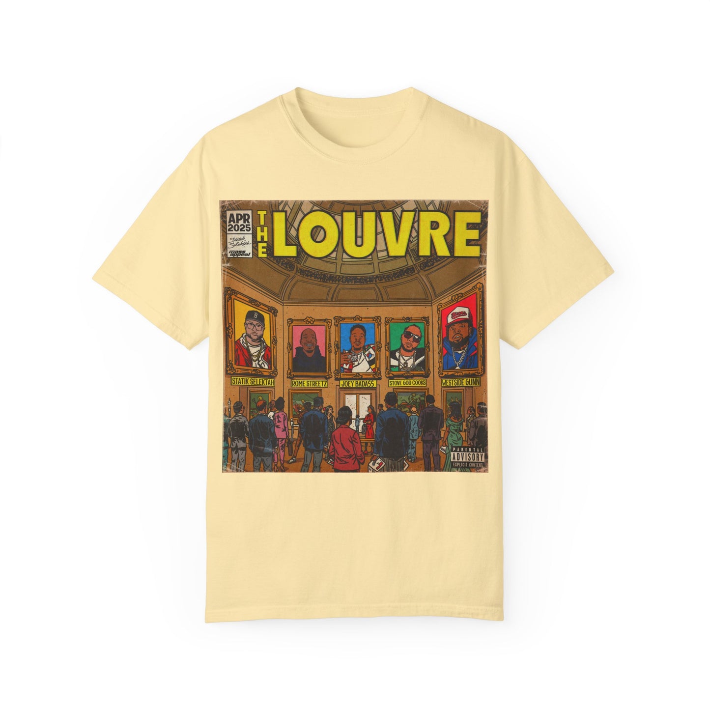 The Louvre - Statik Selektah & MK Collab - Unisex Comfort Colors T-shirt