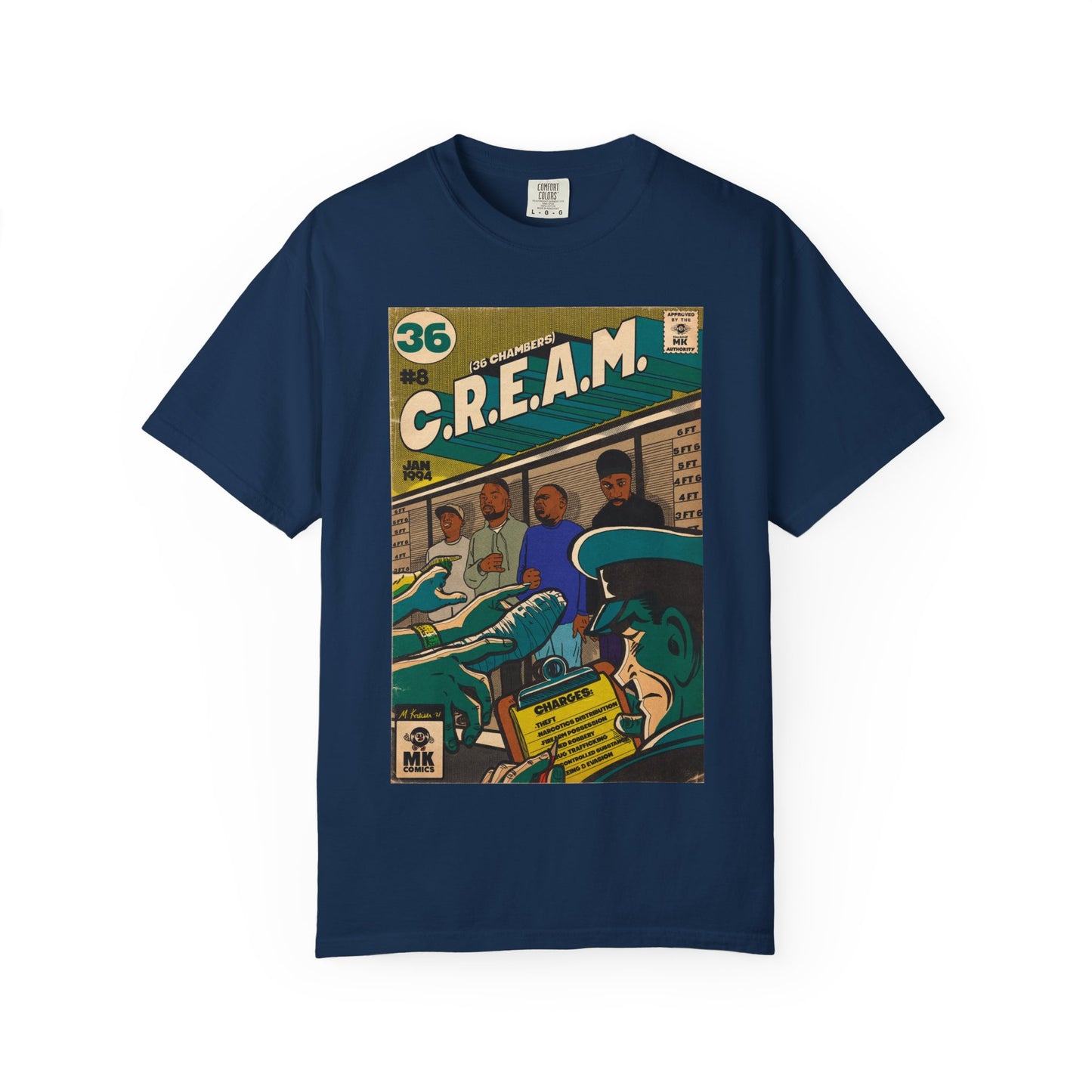 C.R.E.A.M - Unisex Comfort Colors T-shirt