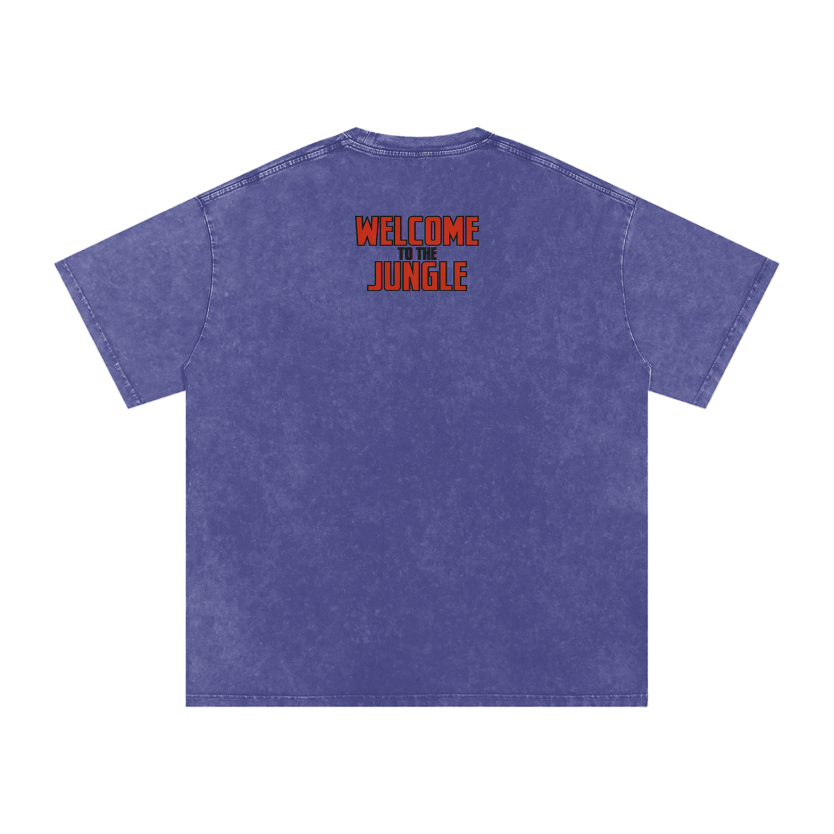 Welcome to the Jungle - Snow Washed Oversized Cotton T-Shirt