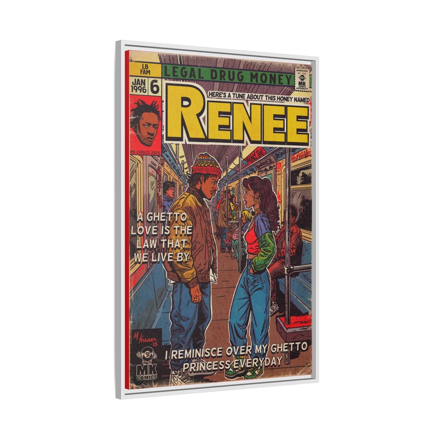 Lost Boyz - Renee - Matte Canvas, Framed (Multi-color)