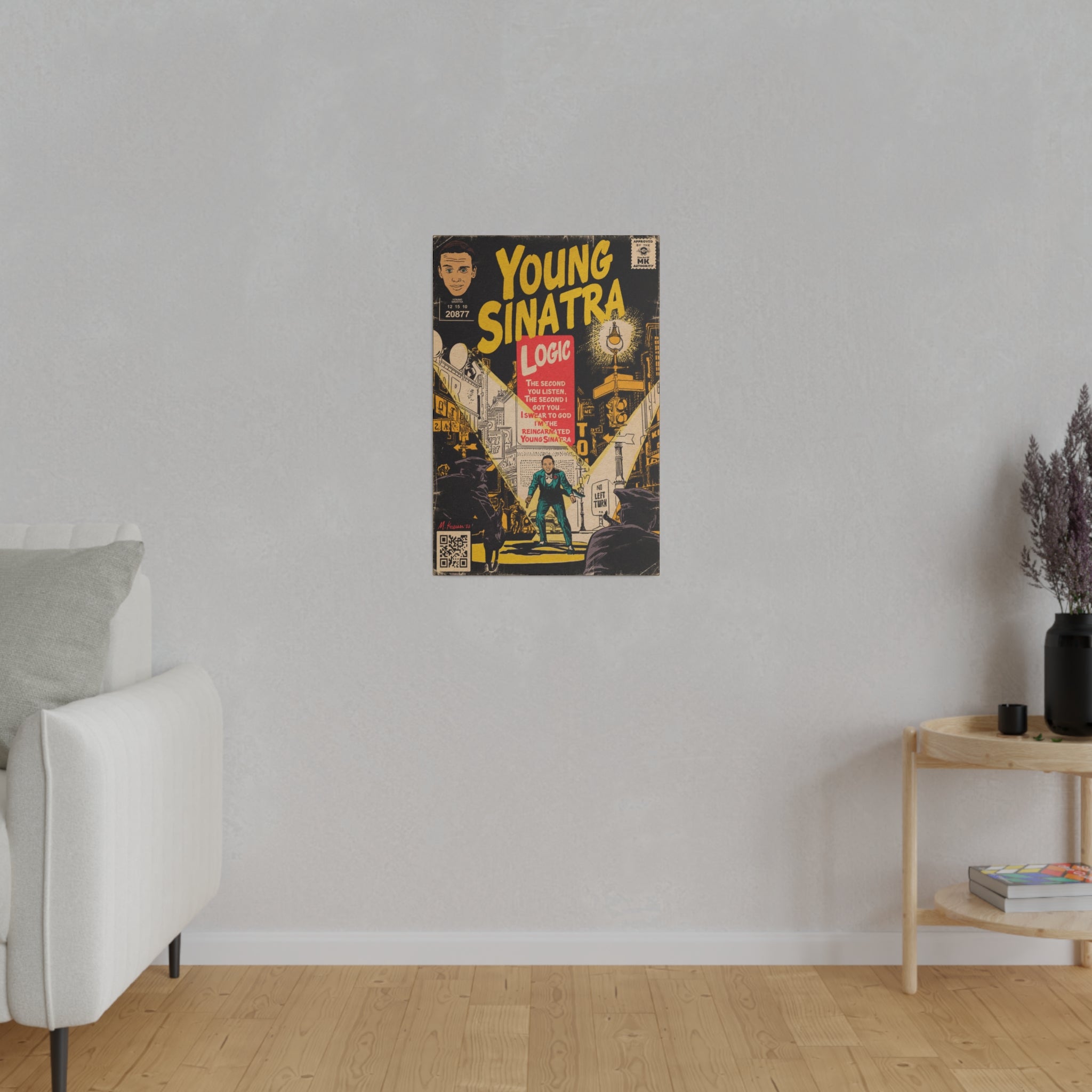 Young Sinatra - Matte Canvas, Stretched